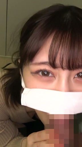 12 Amateur Girls in Masks Giving Lewd Fellatio