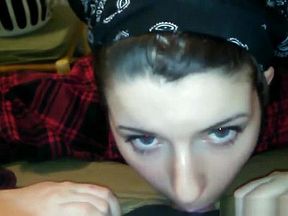 He Filmed A Close-up While I Sucked His Hard Dick