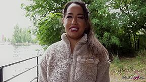 Small Latina Midget Munequita Enfadada Talk To Big Dick Casting Fuck