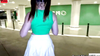 WATCH ME GET DOWN AND DIRTY IN PUBLIC! Nadja Reys EPIC PEEP SHOW!