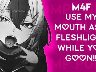 [F4M] Use My Throat as a Fleshlight During the time that U Goon!!! -- [BJ NOISES] Audio Solely / ASMR RP