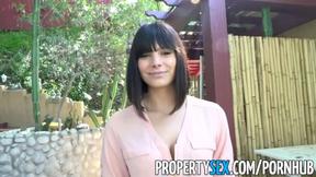 ”Big Titted Agent Fucks Homeowner”