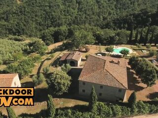 Leggy Russian neighbor babe screws u to orgasm