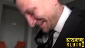 British MILF submissive takes big cock in rough session