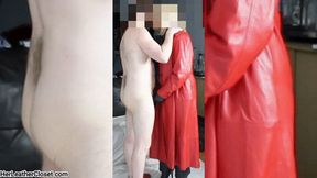 Red Leather Baroness Cock Lesson