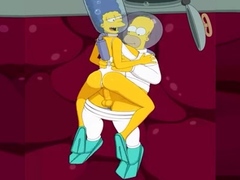 The Simpsons - Marge and Homer fuck under the sea