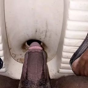 pissing normal black dick