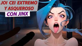 Ferocious League of Legends Fellation Fiesta Starring Jinx in a Sinful Spanish Swirl.