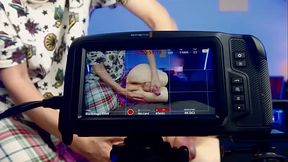 Great long handjob during juicy self anal fingering - Behind The Scenes