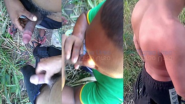 Leozinho mavambo na linha do trem
