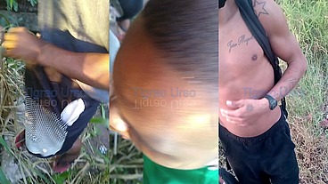 Leozinho mavambo na linha do trem