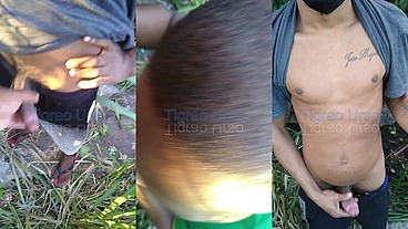 Leozinho mavambo na linha do trem