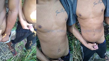 Leozinho mavambo na linha do trem