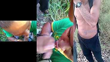Leozinho mavambo na linha do trem