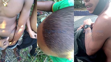 Leozinho mavambo na linha do trem
