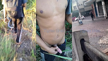 Leozinho mavambo na linha do trem