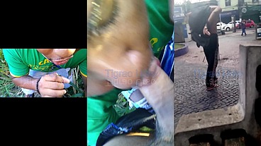Leozinho mavambo na linha do trem