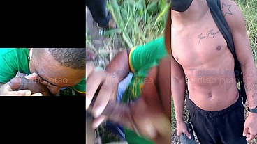 Leozinho mavambo na linha do trem