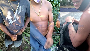 Leozinho mavambo na linha do trem