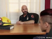 IconMale Armond Rizzo Fucked by Fire Cheif at the Station