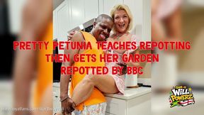 Pottery Planting Turns Wild → BBC Hotwife Sofa Fun with Pretty Petunia  | Starbwoy Will Powerz