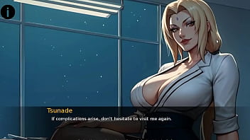 TSUNADE gets fucked by Boruto. Big boobs blowjob and giggling