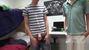 Gay student 18+ fraternity blowjob fest