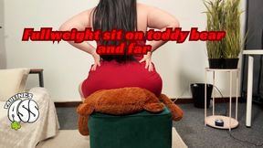 fullweight sit and fart on teddy bear wmv