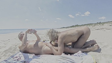 Just for you, Some More From the Beach, Shemale Nudist Encounter and Tease