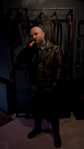 Full leather and Cigar in the playroom