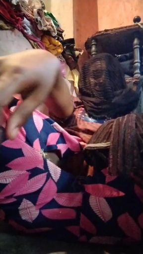 Mallu Bhabhi’s Naughty Pussy Peek Through Dress Hole