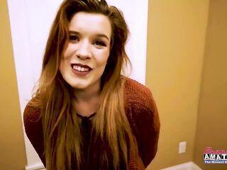 Lusty Ginger Keaton Finger Bangs Her Snatch To Give A Unfathomable BJ!