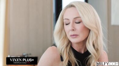 Blonde MILF gets railed in the ass by her future son-in-law's meaty BBC
