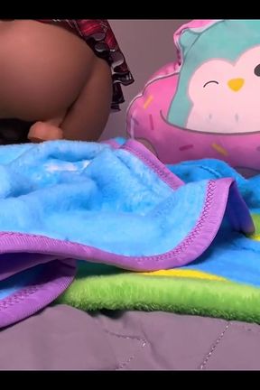 Beautiful Trans Girl Masturbating After Leaving College