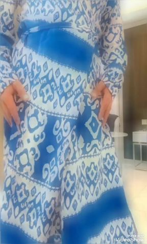 Blue and White