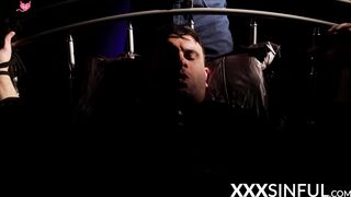 Evelein Delia's Milking Boobs - Double Whammy Blowjob & Doggy Style Fucking