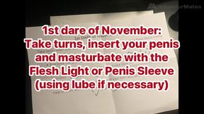 amateur flatmates film themselves taking on dares set by a follower - full version