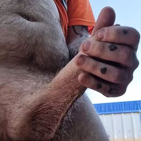 Wanking at work