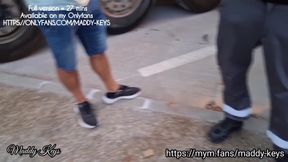 Maddy Kes - J Just Offered This Truck Driver A On Camera! He Fucked Me In Front Of His Colleague