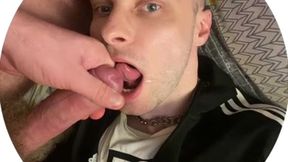 guy swallows my cum