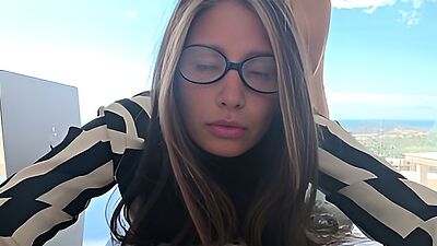 I distracted my stepmother with a dirty phrase, so she scolded me, fucked me to calm her down, didn't let her fuck me in the ass.