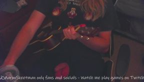 Playing Ukulele Music With My Penis Out