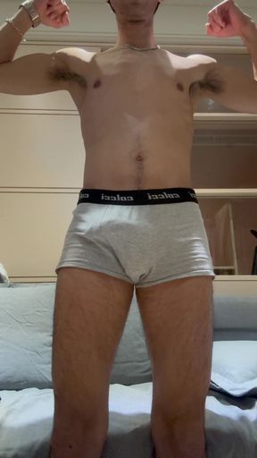 Twink showing his everything. 1 of 4