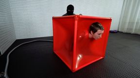 A strange red inflatable ball in MrBob workshop