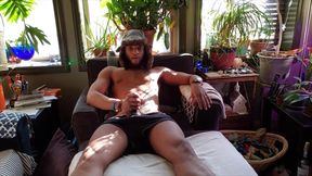 Kenniejai Jerks off with a Hat on