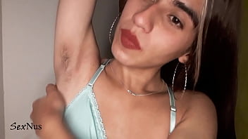 Armpit fetish with rich hairs