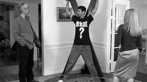 Punk Steven Finds Himself Tied To An X-Cross In The Office Of Counselor Cindy Shubert!