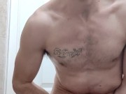 Hot Jocks explosive load makes him go crossed eyed Jack B Trippin