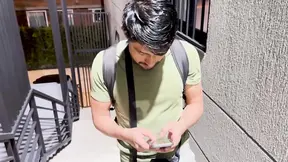 Hotty Latina mom shows huge dick to pal's boyfriend before getting nailed