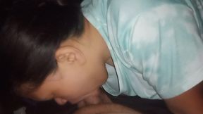 My pinay friend suck my dick until i cum in her mouth